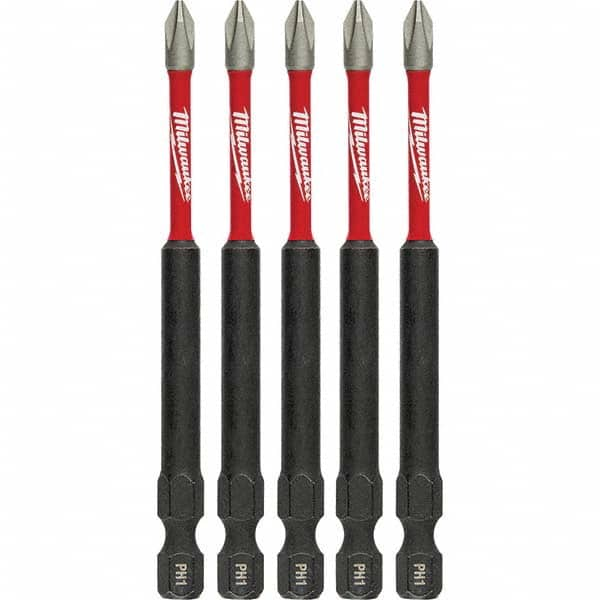 Milwaukee Tool - 1/4" Hex #1 Phillips Impact Ready Bit - Benchmark Tooling