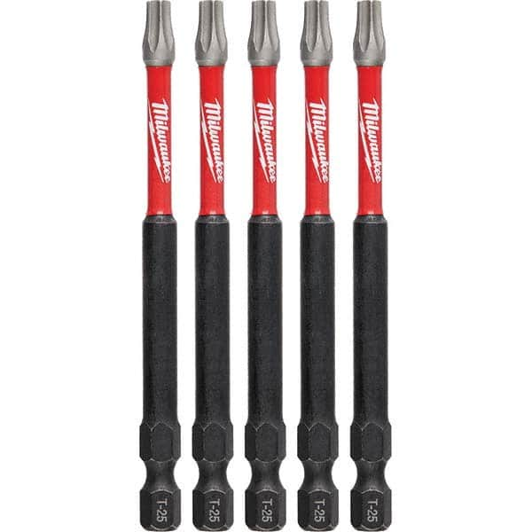 Milwaukee Tool - 1/4" Hex T25 Torx Impact Ready Bit - Benchmark Tooling