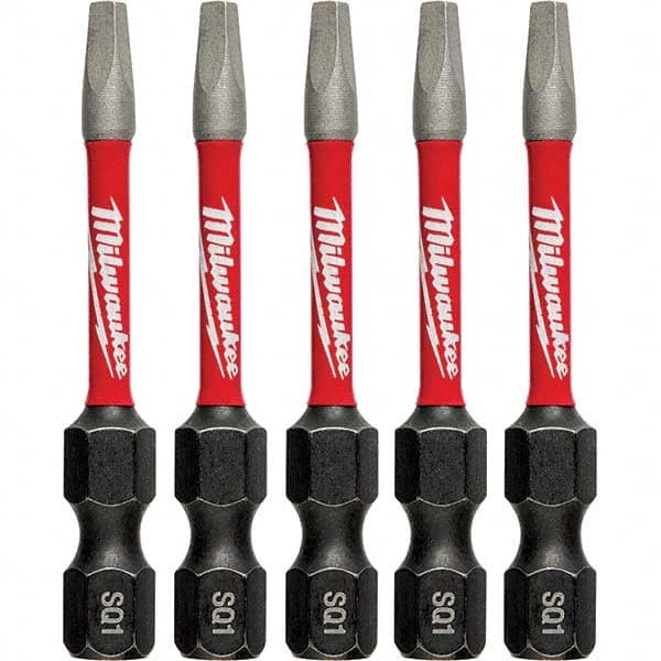 Milwaukee Tool - 1/4" Hex #1 Square Impact Ready Bit - Benchmark Tooling