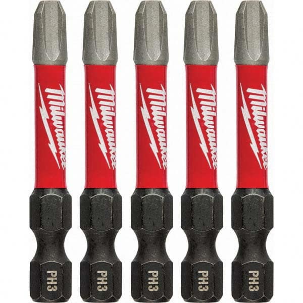 Milwaukee Tool - 1/4" Hex #3 Phillips Impact Ready Bit - Benchmark Tooling