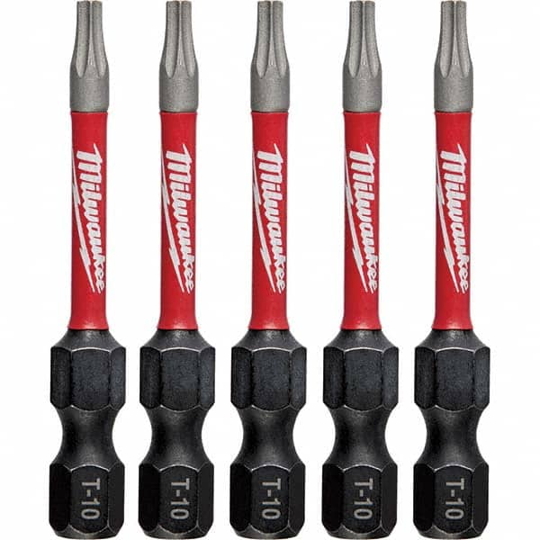 Milwaukee Tool - 1/4" Hex T10 Torx Impact Ready Bit - Benchmark Tooling