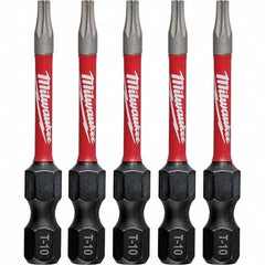 Milwaukee Tool - 1/4" Hex T10 Torx Impact Ready Bit - Benchmark Tooling