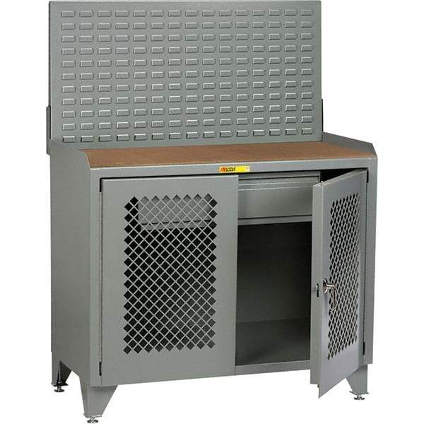 Little Giant - Stationary Workstations Type: Security Workstation Width (Inch): 36 - Benchmark Tooling