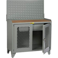 Little Giant - Stationary Workstations Type: Security Workstation Width (Inch): 36 - Benchmark Tooling