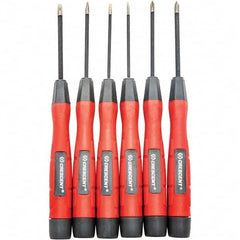 Crescent - Screwdriver Sets Screwdriver Types Included: Phillips; Slotted Number of Pieces: 6 - Benchmark Tooling