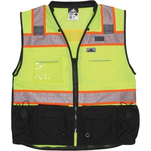 MCR Safety - High Visibility Vests Vest Style: Surveyor's Vest Type: Hi Visibility - Benchmark Tooling