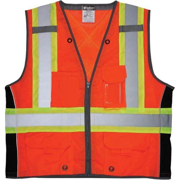 MCR Safety - High Visibility Vests Vest Style: Surveyor's Vest Type: Hi Visibility - Benchmark Tooling