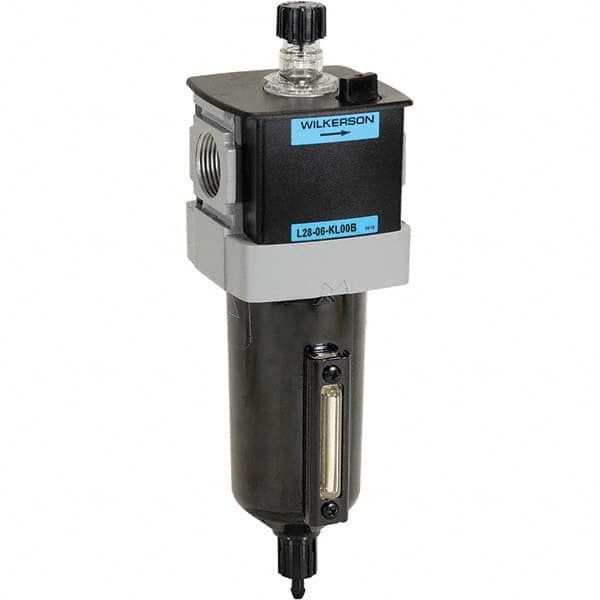 Wilkerson - Lubricators Type: Standard - Modular Port Size NPT: 1/2 - Benchmark Tooling