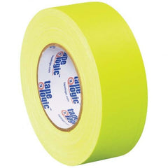 Tape Logic - Pack of (3) 50 Yd Rolls 2" x 11 mil Fluorescent Yellow Rubber Gaffers Tape - Benchmark Tooling