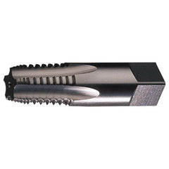 ‎1/4-18 NPTF 5 Flute HSS Medium Hook Taper Taper Pipe Tap- Bright - Exact Industrial Supply