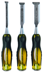 STANLEY® FATMAX® 3 Piece Short Blade Wood Chisel Set - Benchmark Tooling