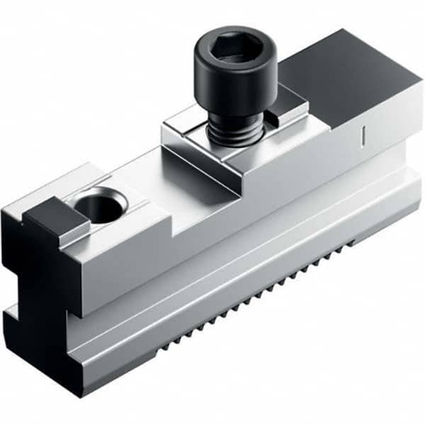 Schunk - 8" Max Chuck Diam Tongue & Groove Hard Lathe Chuck Master Jaws - Benchmark Tooling