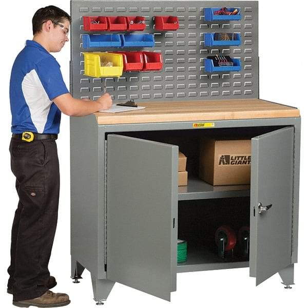 Little Giant - Stationary Workstations Type: Security Workstation Width (Inch): 48 - Benchmark Tooling
