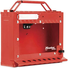 Master Lock - Group Lockout Boxes Portable or Wall Mount: Wall Mount Maximum Number of Padlocks: 15 - Benchmark Tooling