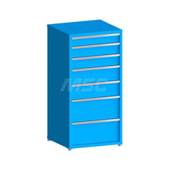 Modular Steel Storage Cabinet: 7 Drawer, Keyed