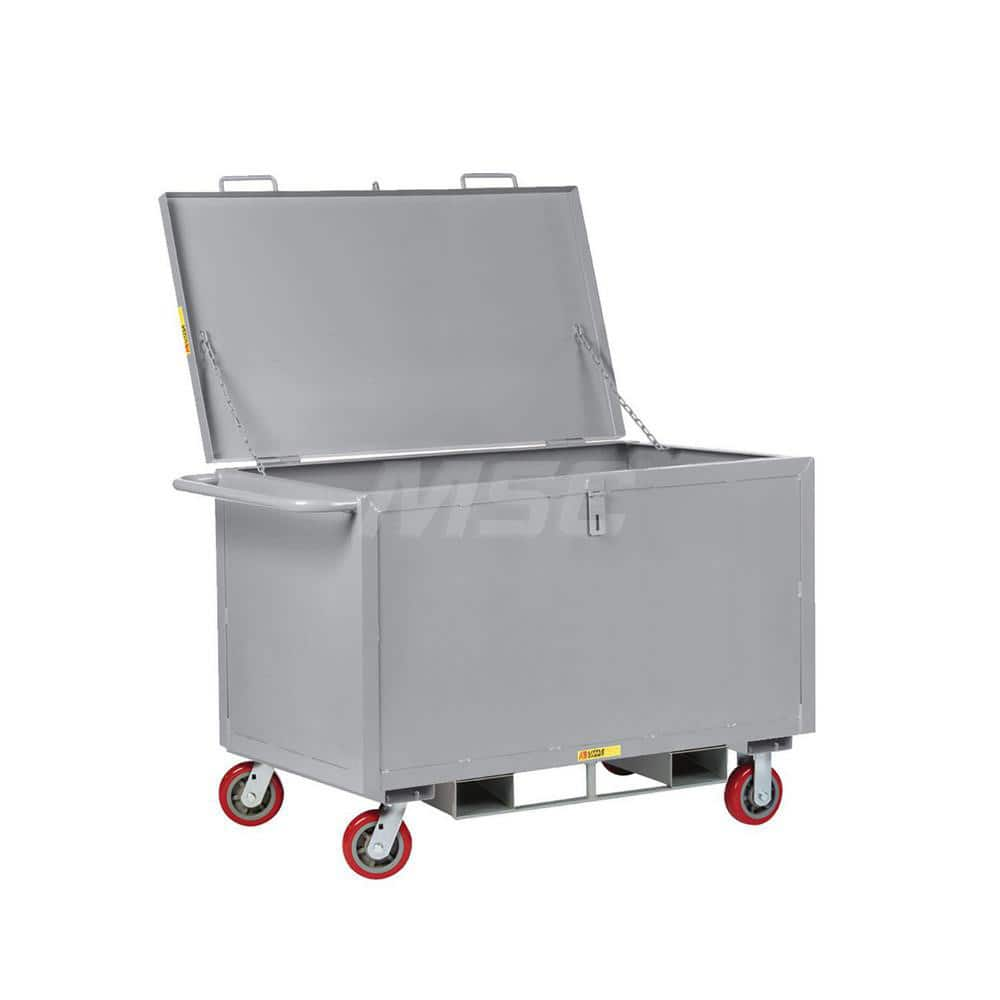 Fork Liftable Security Box Truck: 2,000 lb Capacity 65-1/2″ Long, 30″ Wide, 36-1/2″ High