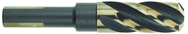3/4" Dia. - 1-7/8 Flute Length - 4-5/16" OAL - 1/2 3-Flat Shank-HSS-118° Point Angle-Black & Gold-Series 1458 - Reduced Shank Core Drill; - Benchmark Tooling