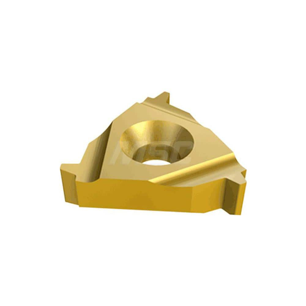 Laydown Threading Inserts; Insert Style: 16ER; Insert Size Code: 16; Insert Material: Solid Carbide; Manufacturer Grade: IC1007; Threads Per Inch: 6; Thread Type: External; Thread Standard: ACME; Insert Hand: Right Hand; Included Angle: 60; Chipbreaker: Z