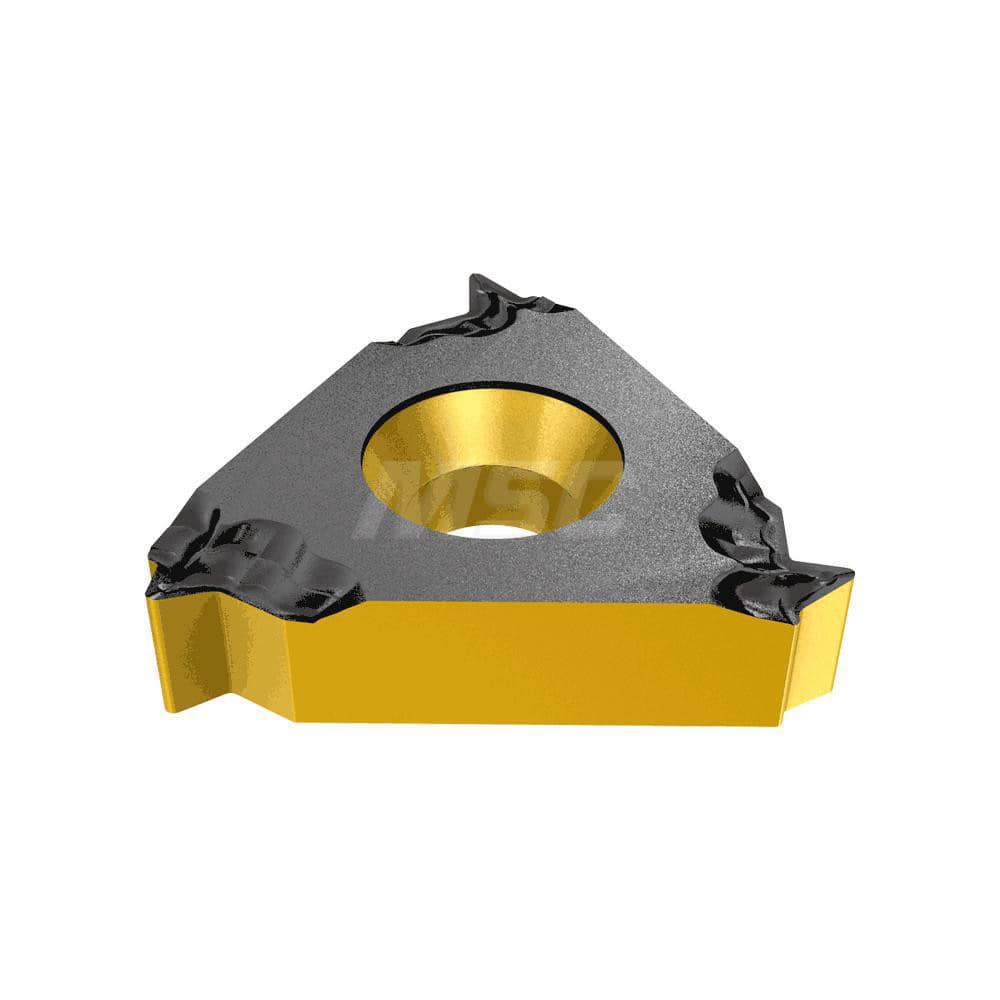 Laydown Threading Inserts; Insert Style: 16IL; Insert Size Code: 16; Insert Material: Solid Carbide; Manufacturer Grade: IC250; Threads Per Inch: 27; Thread Type: Internal; Thread Standard: NPT; Insert Hand: Right Hand; Included Angle: 60; Chipbreaker: Z;