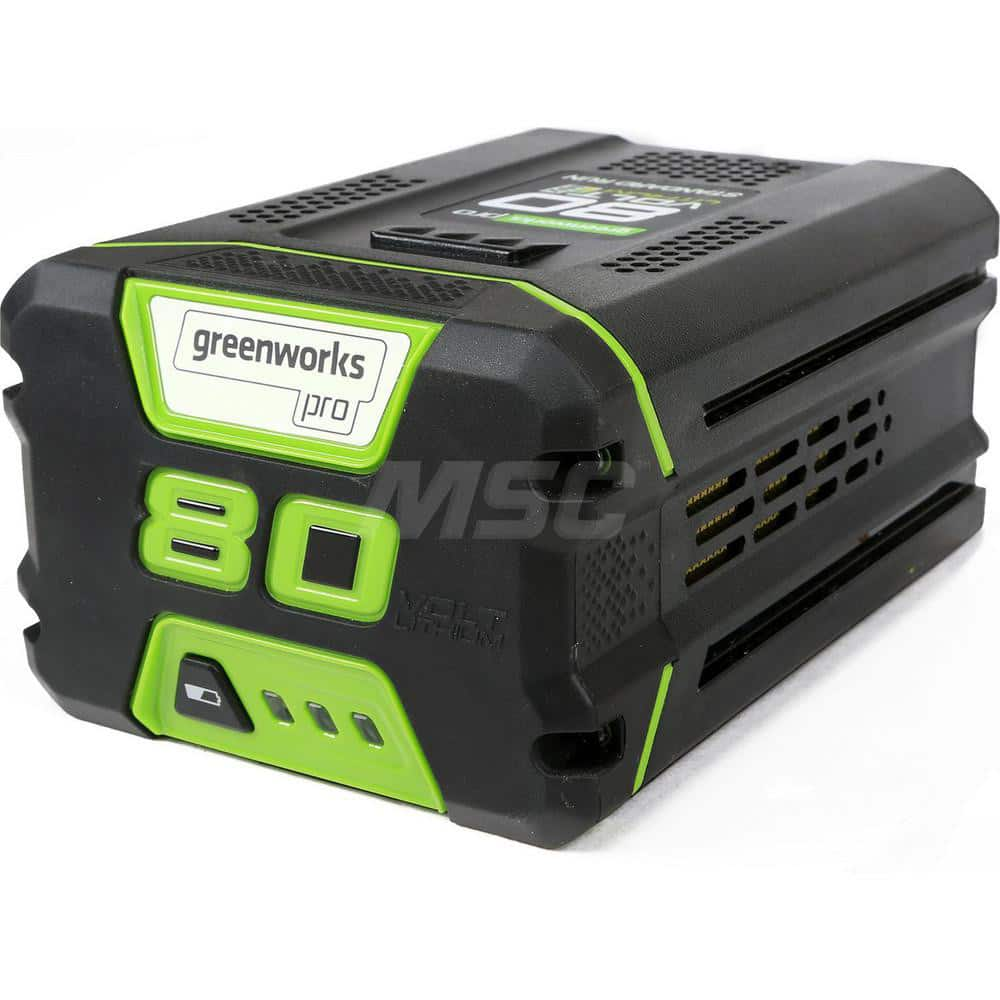 Power Tool Battery: 80V, Lithium-ion 2 Ah, 30 to 45 min Charge Time, Series GW 80-volt