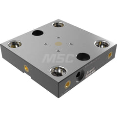 Fixture Plates; Overall Width (mm): 130; Overall Height: 27 mm; Overall Length (mm): 130.00; Plate Thickness (Decimal Inch): 27.0000; Material: Alloy Steel; Number Of T-slots: 0; Centerpoint To End: 65.00; Parallel Tolerance: 0.0005 in; Overall Height (De