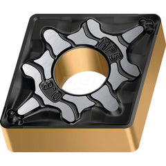 Turning Insert:  CNMG431-MP5 WPP30G,  Solid Carbide TiCN, Al2O3 & TiN Finish,  Neutral,  0.5080″ Long,  1/2″ Inscribed Circle,  0.0160″ Corner Radius,  80.0 &deg N/A Diamond,  Series  CNMG