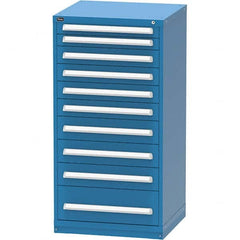 Modular Steel Storage Cabinet: 30″ Wide, 27-3/4″ Deep, 59″ High 440 lb Capacity, 10 Drawer