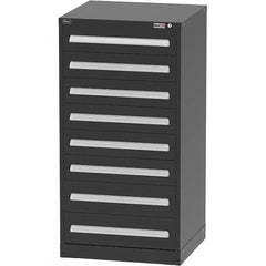 Vidmar - 8 Drawer Black Steel Modular Storage Cabinet - Benchmark Tooling