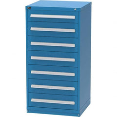 Modular Steel Storage Cabinet: 30″ Wide, 27.7969″ Deep, 59″ High 440 lb Capacity, 7 Drawer