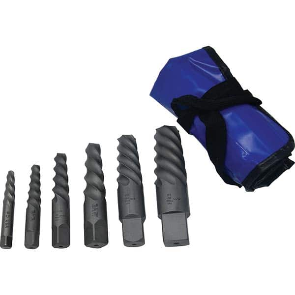 Cleveland - Bolt Extractor Sets Tool Type: Screw Extractor Set Number of Pieces: 6.000 - Benchmark Tooling