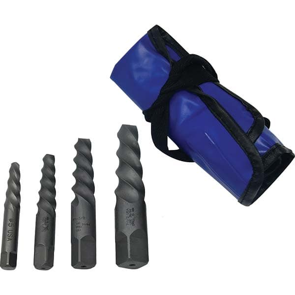 Cleveland - Bolt Extractor Sets Tool Type: Screw Extractor Set Number of Pieces: 4.000 - Benchmark Tooling