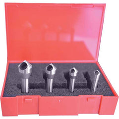 Cleveland - Countersink Sets Countersink Type: Zero Flute Minimum Head Diameter (Inch): 5/16 - Benchmark Tooling