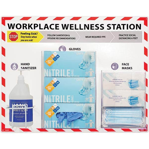 NMC - PPE Dispensers Type: Wellness Station Mount: Table/Wall - Benchmark Tooling