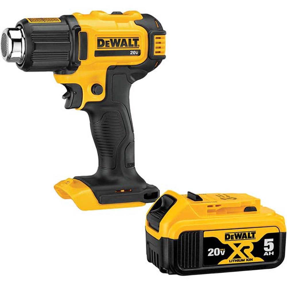 DeWALT - Heat Guns & Blowers Type: Heat Gun Heat Setting (Deg F): 550-990 - Benchmark Tooling