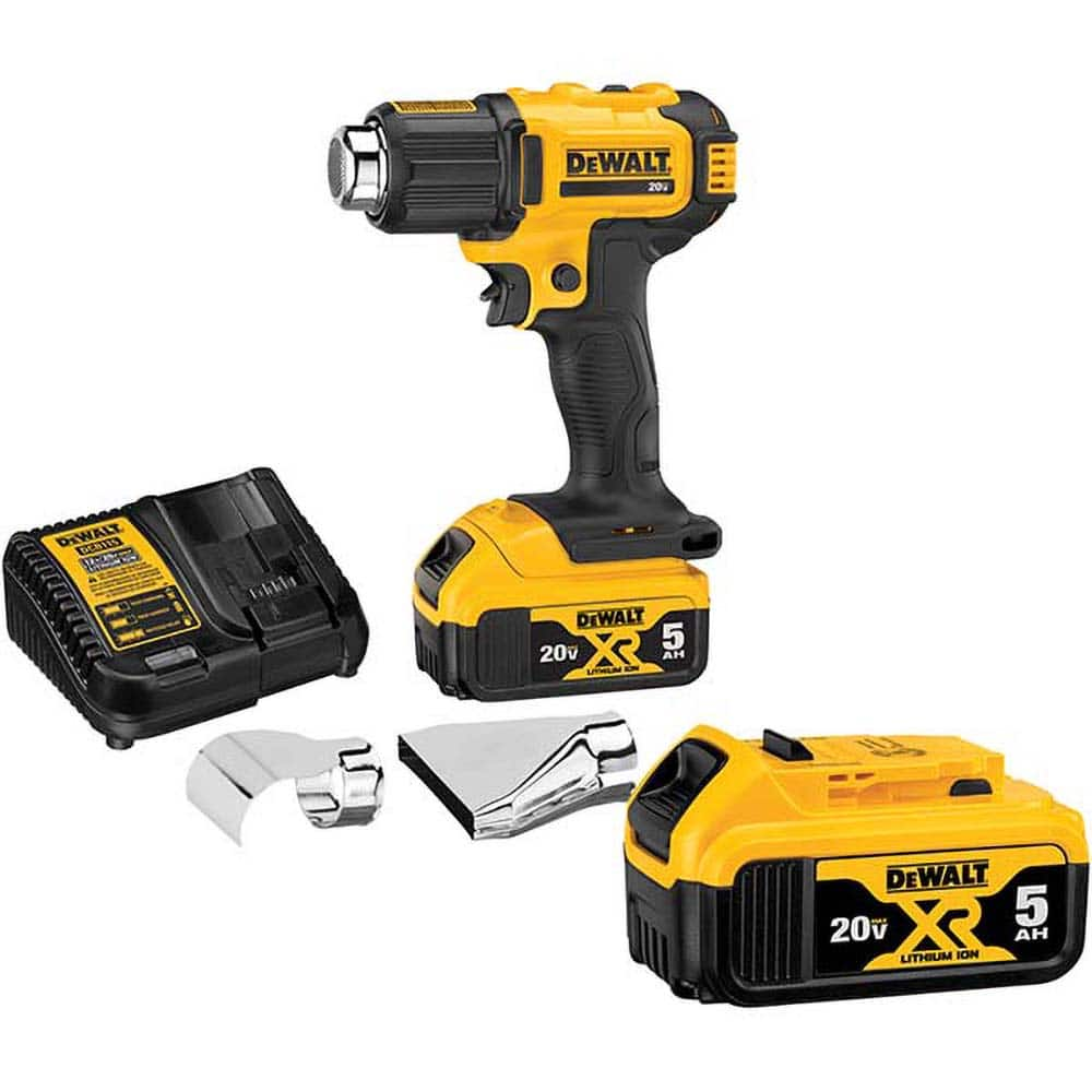 DeWALT - Heat Guns & Blowers Type: Heat Gun Heat Setting (Deg F): 550-990 - Benchmark Tooling