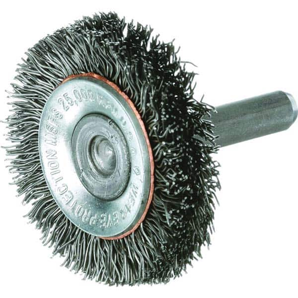 Osborn - Wheel Brushes Outside Diameter (Inch): 3 Shank Diameter (Inch): 1/4 - Benchmark Tooling