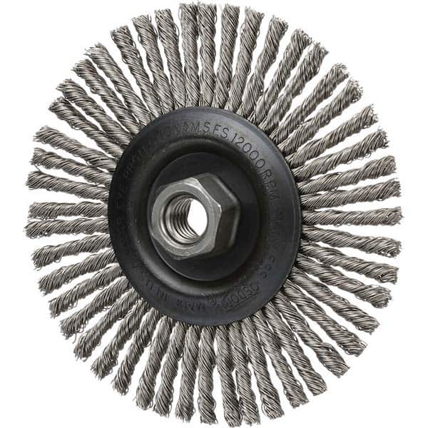 Osborn - Wheel Brushes Outside Diameter (Inch): 6 Arbor Hole Thread Size: 5/8-11 - Benchmark Tooling