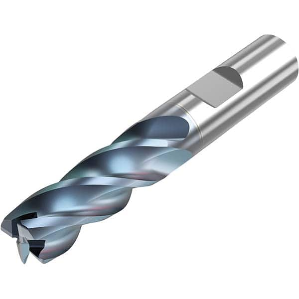 Niagara Cutter - 5/8" Diam 4 Flute Solid Carbide 0.03" Corner Radius End Mill - Benchmark Tooling