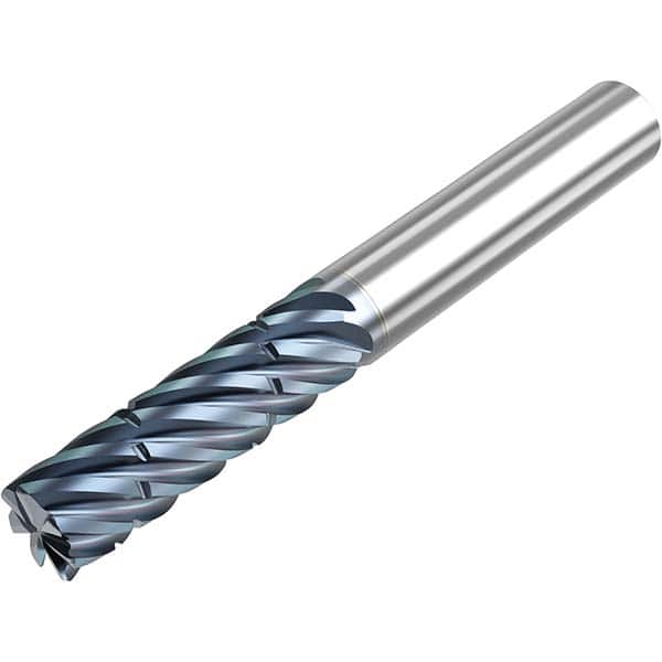 Niagara Cutter - 1/2" Diam 7 Flute Solid Carbide 0.03" Corner Radius End Mill - Benchmark Tooling