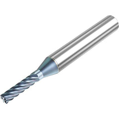 Niagara Cutter - 1/8" Diam 6 Flute Solid Carbide 0.01" Corner Radius End Mill - Benchmark Tooling