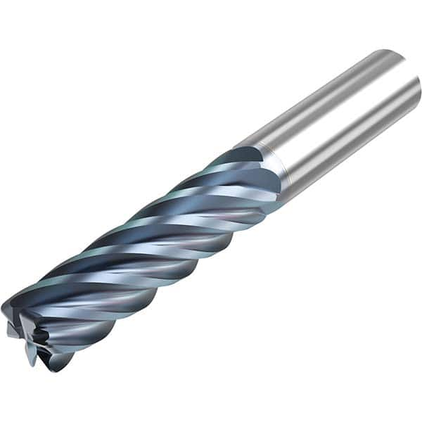 Niagara Cutter - 1" Diam 6 Flute Solid Carbide 0.06" Corner Radius End Mill - Benchmark Tooling