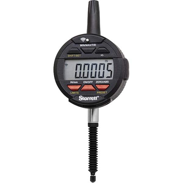 Starrett - Electronic Drop Indicators Minimum Measurement (Decimal Inch): 0 Minimum Measurement (Inch): 0 - Benchmark Tooling