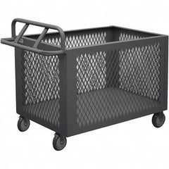Durham - 1,200 Lb Capacity 1-Shelf 4-Sided Mesh Box Truck - Benchmark Tooling