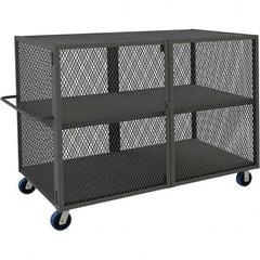Durham - 2,000 Lb Capacity 2-Shelf Security Mesh Truck - Benchmark Tooling