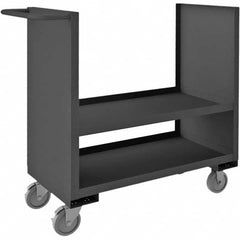 Durham - 1,200 Lb Capacity 2-Shelf 2-Sided Solid Truck - Benchmark Tooling