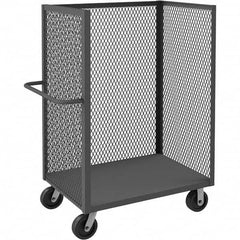 Durham - 3,600 Lb Capacity 1-Shelf 3-Sided Mesh Truck - Benchmark Tooling