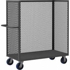 Durham - 3,600 Lb Capacity 1-Shelf 3-Sided Mesh Truck - Exact Industrial Supply