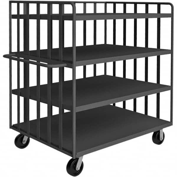 Durham - 3,000 Lb Capacity 4-Shelf Open Portable Truck - Benchmark Tooling