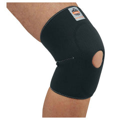 615 2 XL Black Knee Sleeve W/ Open Patella/Anterior Pad - Benchmark Tooling