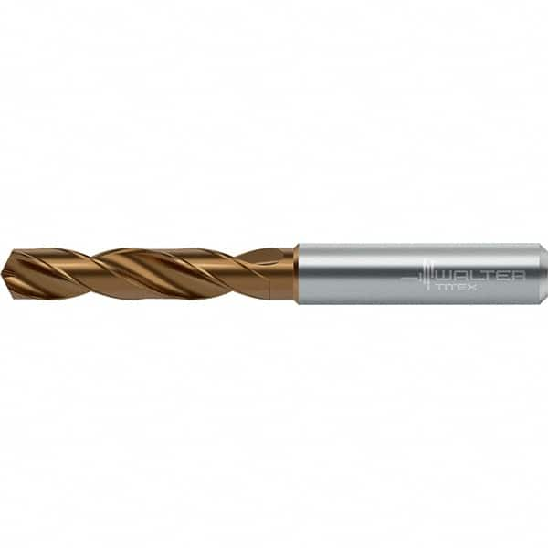 Walter-Titex - 12.2mm 140° Spiral Flute Solid Carbide Screw Machine Drill Bit - Benchmark Tooling